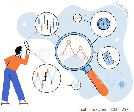 Promotion discount sale. Vector illustration. Flash sale online, sudden whirlwind of e-commerce excitement Sales index, barometer that records market fluctuations Forecast of future sales, lighthouse Promotion discount sale. Vector illustration. Flash sale online, sudden whirlwind of e-commerce excitement Sales index, barometer that records market fluctuations Forecast of future sales, lighthouse 108612573