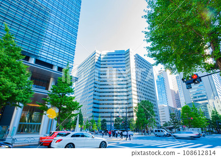 Tokyo city center Otemachi's office town Tokyo city center Otemachi's office town 108612814