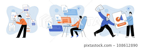 Shared file vector illustration. The shared file metaphor represents interconnectedness and interdependence digital information sharing Online platforms enable individuals to share and collaborate Shared file vector illustration. The shared file metaphor represents interconnectedness and interdependence digital information sharing Online platforms enable individuals to share and collaborate 108612890