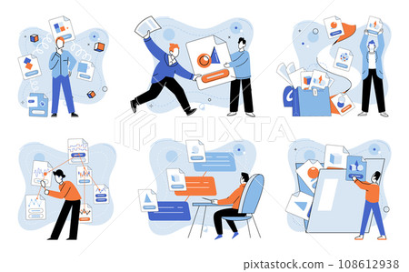 Cloud service vector illustration. Cloud technologies enable businesses to leverage scalable computing resources Cybersecurity measures are crucial for protecting data within cloud systems Cloud 108612938
