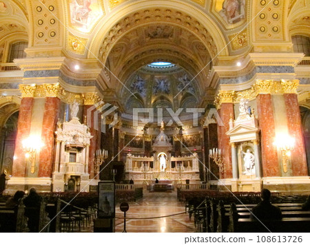 St. Stephen's Cathedral (Szt.Istvan Bazilika) in Budapest, the capital of Hungary St. Stephen's Cathedral (Szt.Istvan Bazilika) in Budapest, the capital of Hungary 108613726