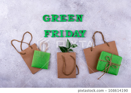 Green Friday eco friendly concept 108614190