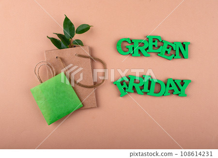 Green Friday eco friendly concept Green Friday eco friendly concept 108614231