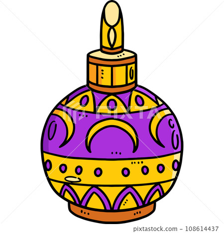 Greek Vase Cartoon Colored Clipart Illustration 108614437