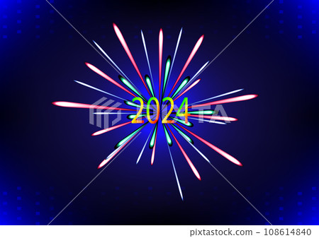 Christmas exploding star fireworks telecoms electricity network connection abstract background vector illustration 108614840