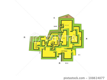 日本古城圖片地圖伏見城蹟 108614877