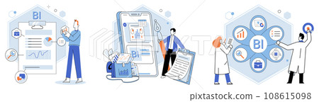 Business strategy. Vector illustration Corporate leadership plays pivotal role in driving success Managers facilitate smooth communication within organization The set skills required for job Business strategy. Vector illustration Corporate leadership plays pivotal role in driving success Managers facilitate smooth communication within organization The set skills required for job 108615098