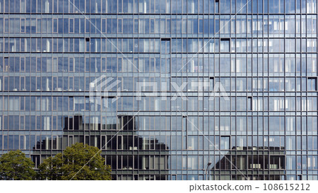 Texture of the glass facade Texture of the glass facade 108615212