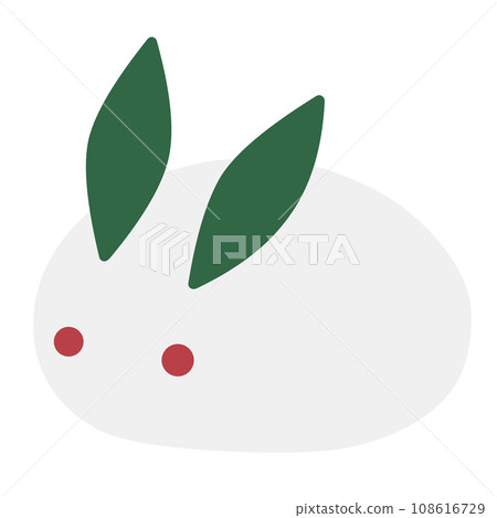 A snow rabbit A snow rabbit 108616729