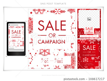 Christmas SNS post 44 social media post template post banner Christmas SNS post 44 social media post template post banner 108617217