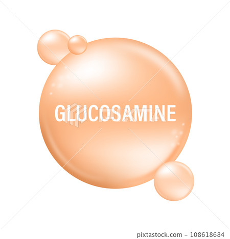 Abstract Glucosamine Compound Conceptual Graphic. 108618684