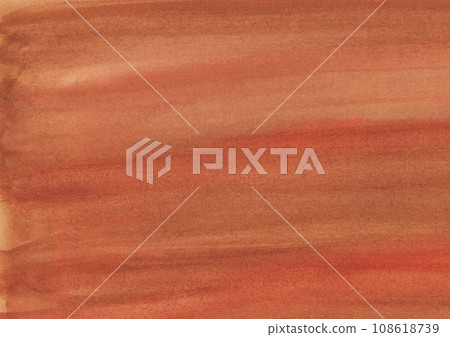Orange and brown blurred watercolor background material 108618739