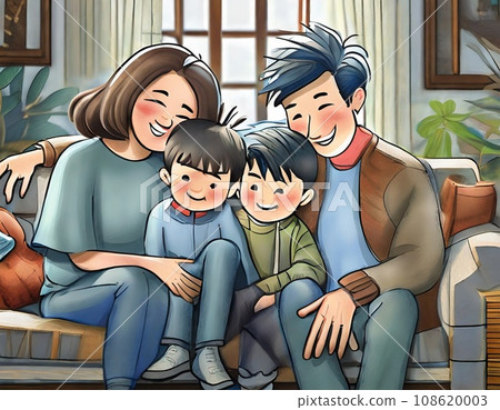 幸福的家庭場景 幸福的家庭場景 108620003