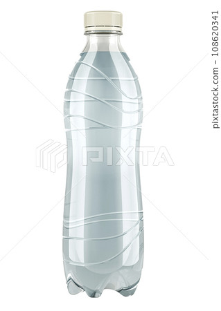 Small Water Bottle, 3D rendering Small Water Bottle, 3D rendering 108620341