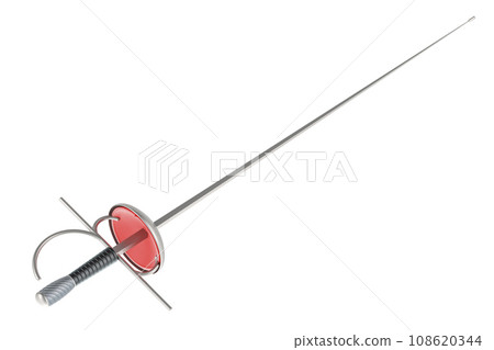 Foil Fencing, 3D rendering 108620344