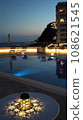 Evening view of the pool 108621545