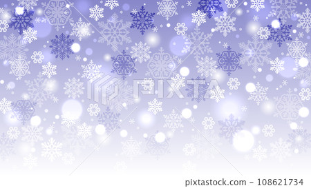 插畫背景與雪花 108621734