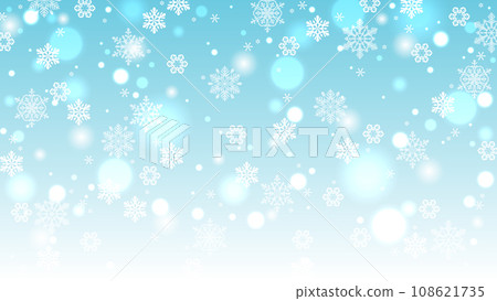 Illustration background with snowflakes 108621735
