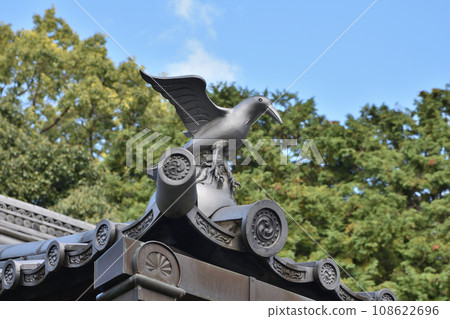 禦藥野神社正殿的八咫烏 禦藥野神社正殿的八咫烏 108622696