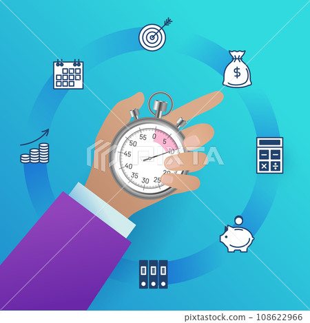 Time management concept Time management concept 108622966