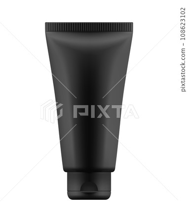 Realistic 3d white plastic tube Realistic 3d white plastic tube 108623102