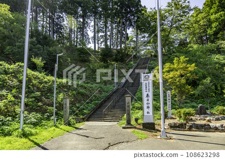 Joetsu Kasugayama Shrine stone steps Joetsu City, Niigata Prefecture Joetsu Kasugayama Shrine stone steps Joetsu City, Niigata Prefecture 108623298