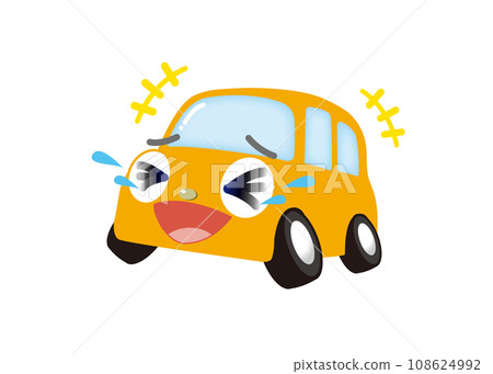 一輛可愛的黃色汽車，會讓你哭笑不得。 108624992