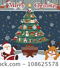 Christmas wallpaper illustration 108625578