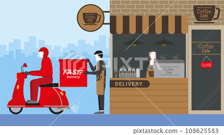 Coffee cafe is close. Changing to shop kiosk for delivery online order Coffee cafe is close. Changing to shop kiosk for delivery online order 108625583