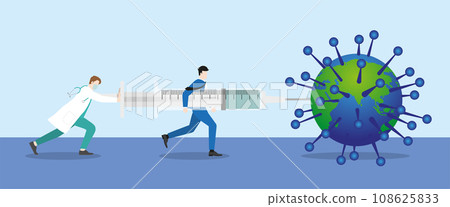 Business support medical concept. Businessman helping the doctor 108625833