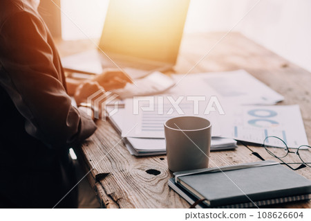 Business Documents, Auditor businesswoman checking searching document legal prepare paperwork or report for analysis TAX time,accountant Documents data contract partner deal in workplace office Business Documents, Auditor businesswoman checking searching document legal prepare paperwork or report for analysis TAX time,accountant Documents data contract partner deal in workplace office 108626604