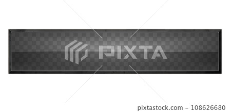 Luxurious checkered black banner 108626680