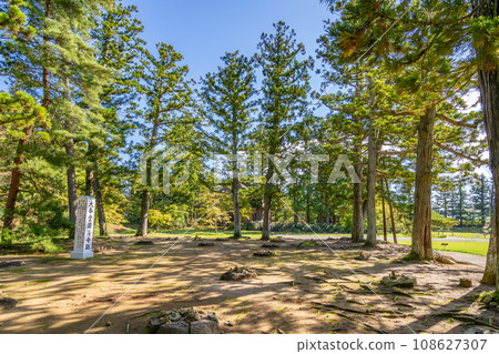 Motsu-ji Temple, Kondo Enryu-ji Temple Ruins, Heian period Pure Land garden remains that are especially valuable in the history of Japanese gardens, World Heritage Site, National Special Historic Site and Special Place of Scenic Beauty 108627307