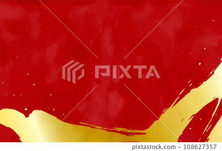 Dynamic golden handwriting background material 108627357
