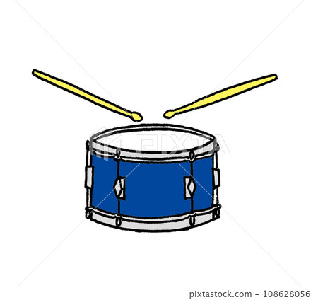 一個小鼓的插圖 一個小鼓的插圖 108628056