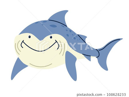 Underwater animal and marine creatures, shark 108628233