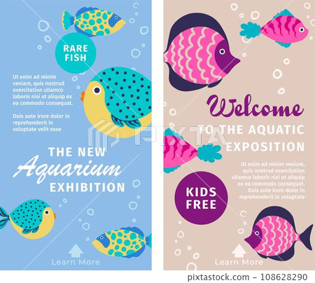 Welcome to water park, exhibition of rare fish Welcome to water park, exhibition of rare fish 108628290