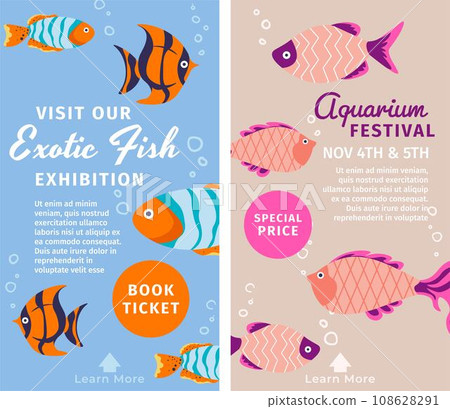 Visit exhibition of exotic fish, book tickets Visit exhibition of exotic fish, book tickets 108628291