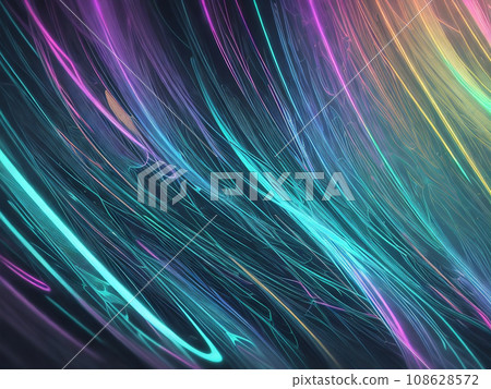 Abstract futuristic background and texture with gold,light pink,blue,green neon wave lines. Data transfer concept. Fantastic wallpaper. Abstract futuristic background and texture with gold,light pink,blue,green neon wave lines. Data transfer concept. Fantastic wallpaper. 108628572