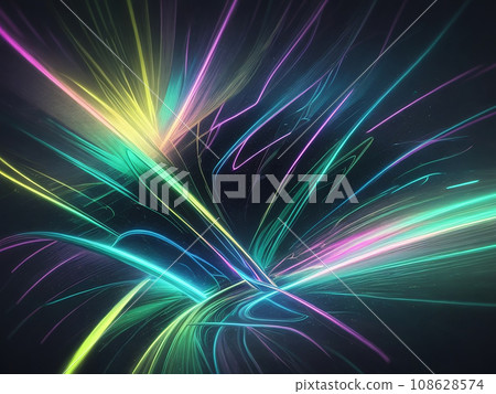 Abstract futuristic background and texture with gold,light pink,blue,green neon wave lines. Data transfer concept. Fantastic wallpaper. Abstract futuristic background and texture with gold,light pink,blue,green neon wave lines. Data transfer concept. Fantastic wallpaper. 108628574