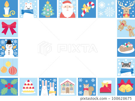 cute christmas frame material cute christmas frame material 108628675