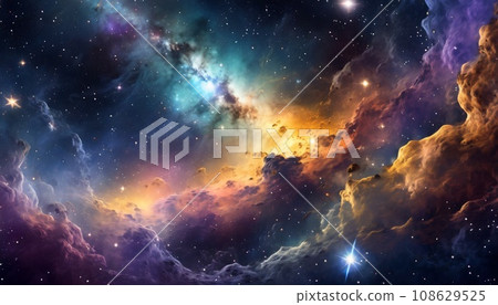 Image of the birth of stars in outer space Image of the birth of stars in outer space 108629525