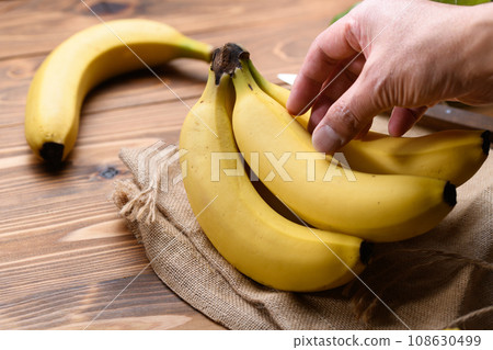 fresh banana wood grain background fresh banana wood grain background 108630499