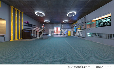 Inspection room in the spacecraft Inspection room in the spacecraft 108630988