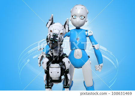 Humanoid robot and dog robot Humanoid robot and dog robot 108631469