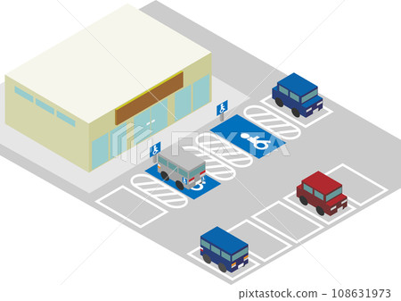 設有等距輪椅停車位的商店 設有等距輪椅停車位的商店 108631973