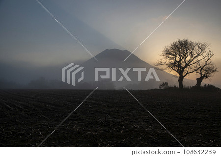 晨霧中的羊蹄山 晨霧中的羊蹄山 108632239