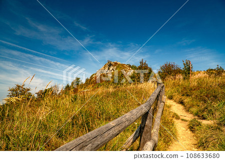The Bieszczady Mountains, Carpathians, Poland. The Bieszczady Mountains, Carpathians, Poland. 108633680