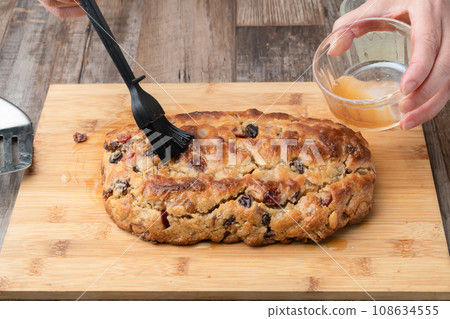 Stollen - Spread with rum Stollen - Spread with rum 108634555