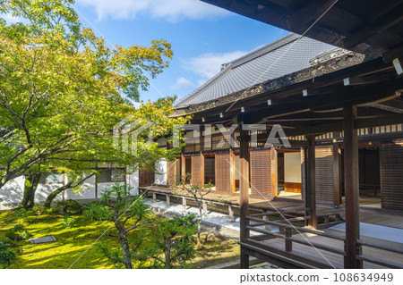 仁和寺、黑書院、庭院、宮殿迴廊 仁和寺、黑書院、庭院、宮殿迴廊 108634949